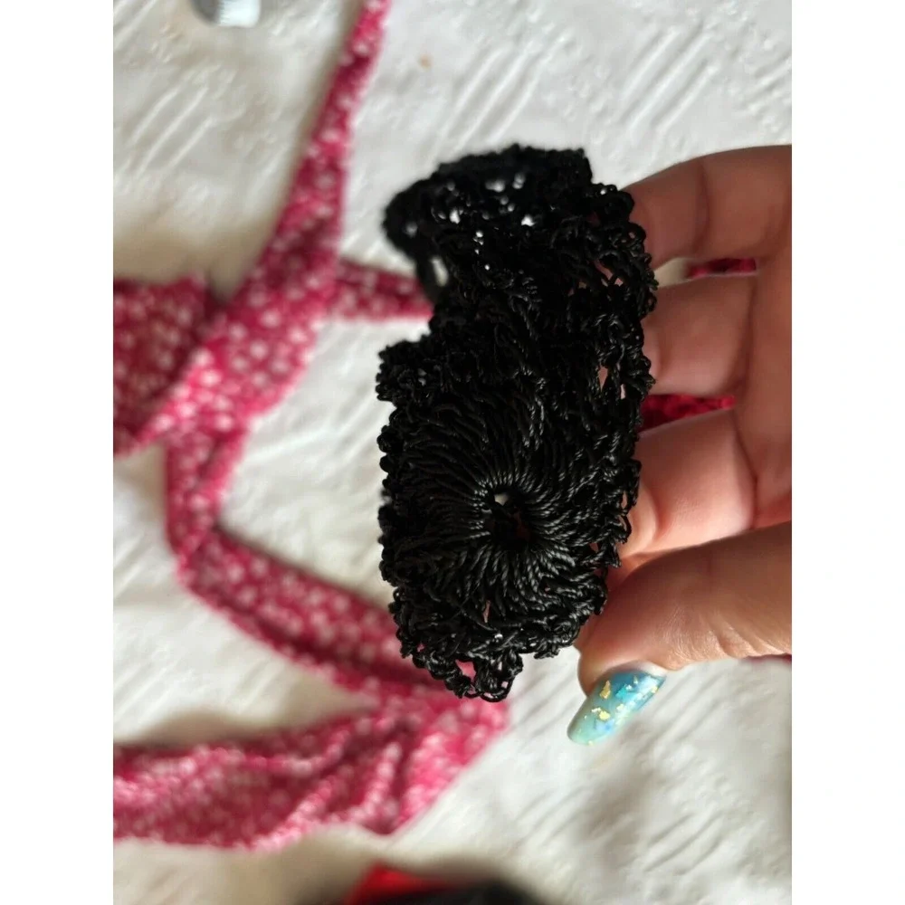 Set‎ Of 5 Hair Bonnets & Bands With Various Prints